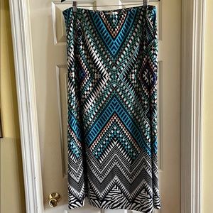 Chico’s Bohemian Patterned Maxi Skirt